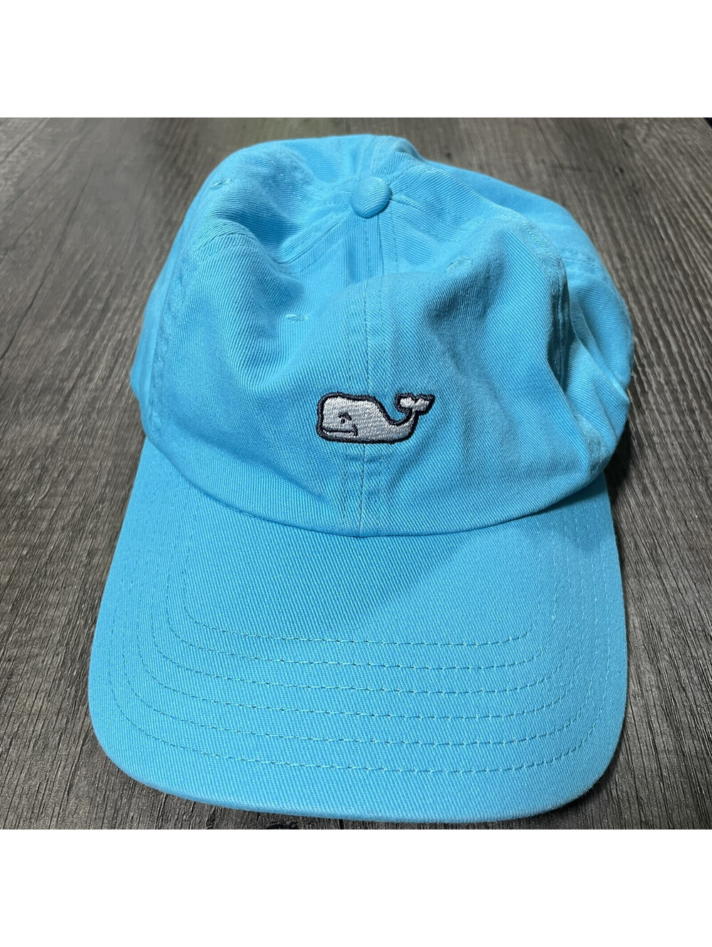 Vineyard Vines Hat Classic Logo Light Blue Adjustable Unisex Cap